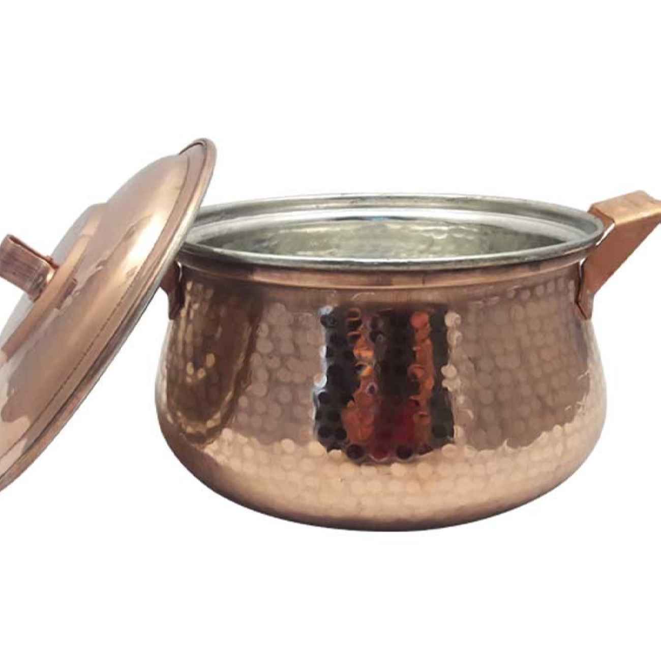Iraanse Koperen Kookpan – Klassieke oosterse stijl (gehamerd), model Zubin