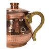 Perzische Koperen Theepot Gehamerd met Messing Handvat Bardia