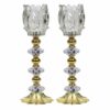 Perzische Kristallen Kandelaar Tulpenmodel (2x)