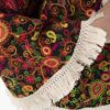 Perzisch Geborduurde Manto voor Dames met Paisley Ontwerp