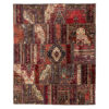 Vintage Perzisch Handgeknoopt Patchwork Tapijt Mix