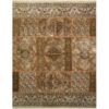 Vintage Patchwork Tapijt Bruin Geometrisch – Katoen