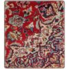 Vintage Perzisch Handgeknoopt Patchwork Tapijt Traditioneel Rood