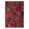 Vintage Perzisch Handgeknoopt Patchwork Tapijt Rood