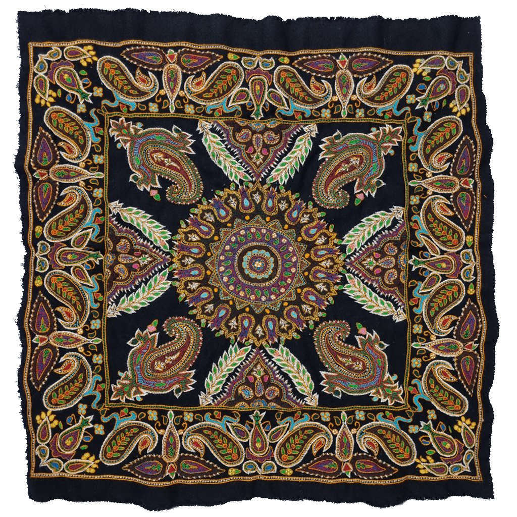 Perzisch Pateh Tafelkleed Kerman Handgemaakt Paisley