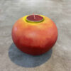 Handgemaakte Perzische Aardewerk Kandelaar – Appel Design Rood