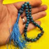 Perzische Neyshabur Turkoois Rozenkrans: Handgemaakt met 33 Gebedskralen Tasbih