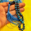 Perzische Neyshabur Turkoois Rozenkrans: Handgemaakt met 33 Gebedskralen Tasbih