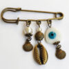 Veiligheidsspeld Broche voor Vrouwen – Schelprand Model