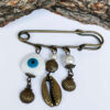 Veiligheidsspeld Broche voor Vrouwen – Schelprand Model