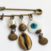 Veiligheidsspeld Broche voor Vrouwen – Schelprand Model