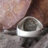 Perzische Neyshabur Turkoois Zilveren Ring Handgemaakt AM_4091
