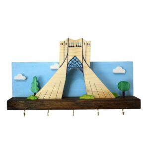 Decoratieve & Handgemaakte Sleutelhouder met Azadi Toren Ontwerp