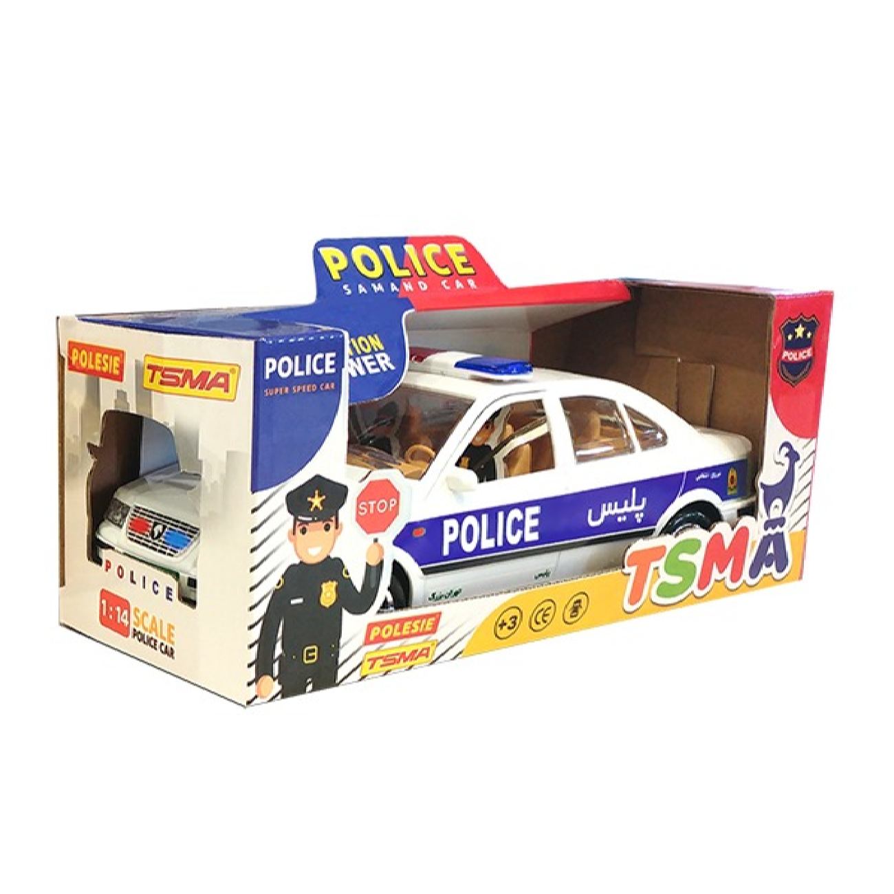 Iraanse Politie Speelgoedauto Model Samand 101CDE