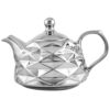 Porseleinen Theepot met Geometrisch Ontwerp