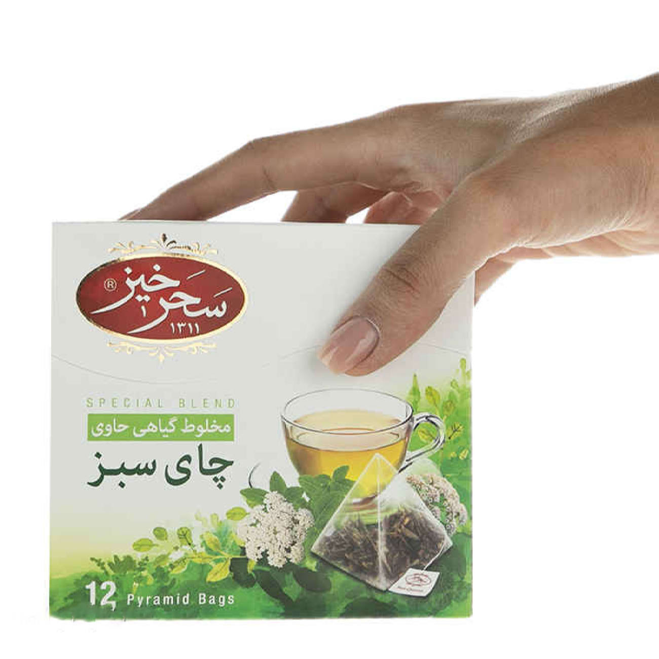 Saharkhiz Gemengde Groene Thee – Bittere Sinaasappel (Set van 7)