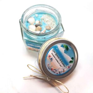 Ocean Breeze Geurkaars in Glazen Pot