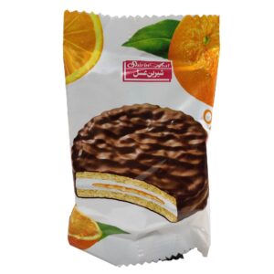 Iraanse Shirin Asal Chocolade Gecoate Koekjes met Sinaasappelsmaak, 22 gr (x60)
