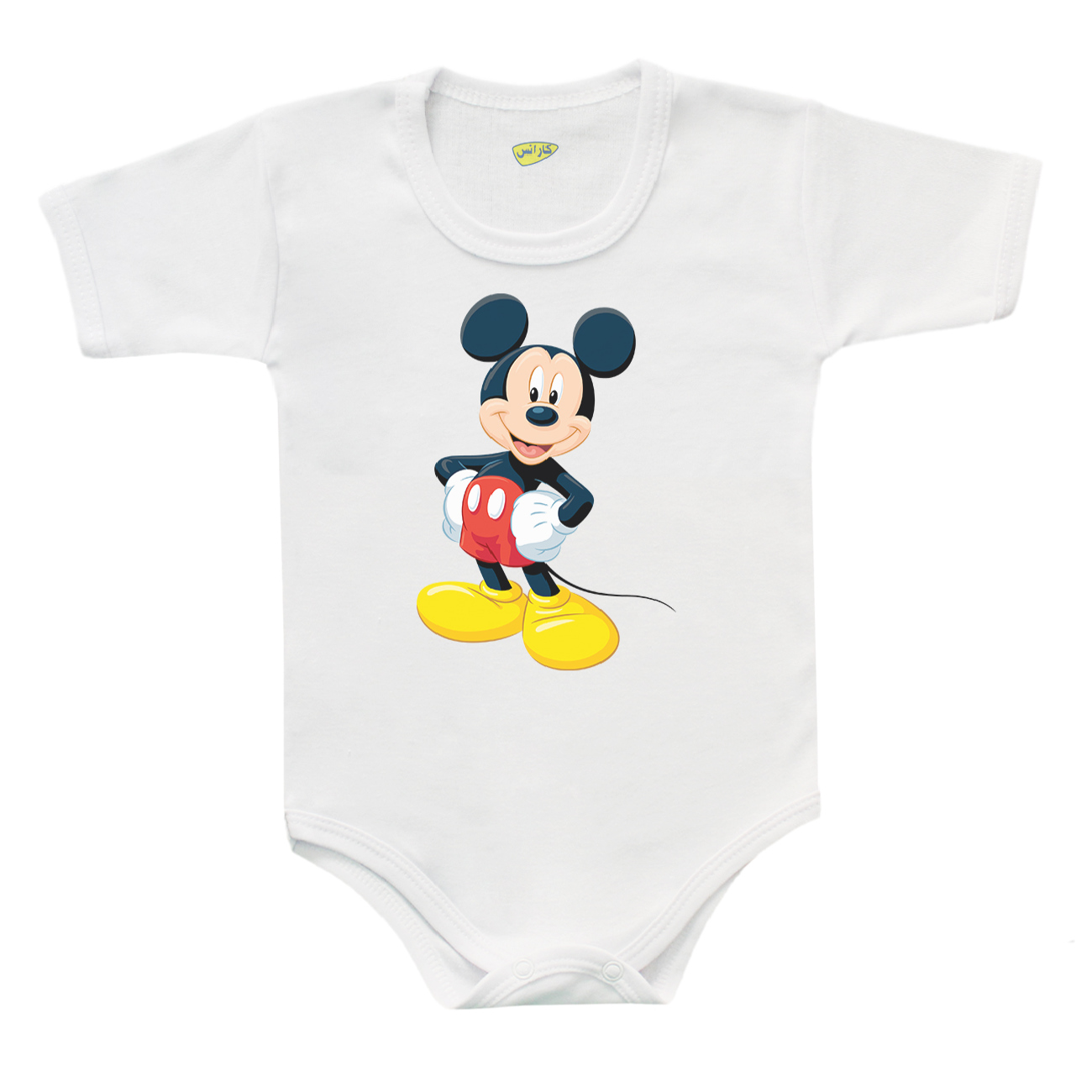 Baby Rompertje Korte Mouw – Mickey Mouse Ontwerp