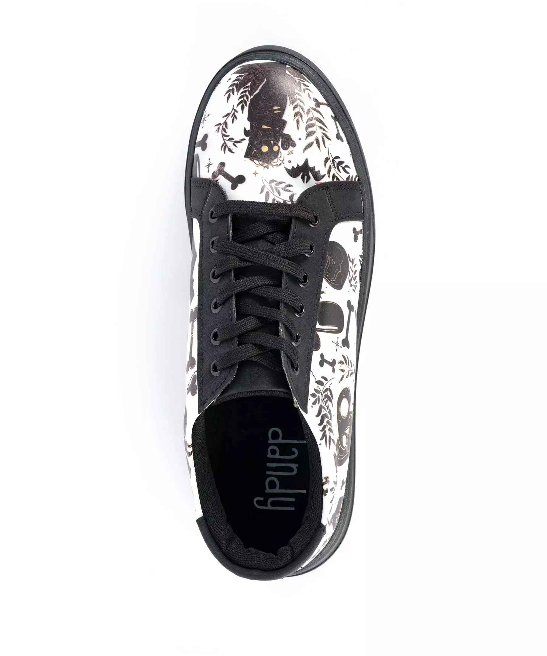 Graffiti Print Sneakers – Dames Trendy Casual Schoenen Model Halloween
