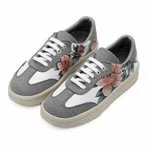 Graffiti Print Sneakers – Vrouwen’s Chique Casual Schoenen Model Rose