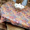Tafelkleed Perzisch Kilim Ontwerp – Oranje PVC