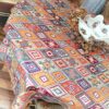 Tafelkleed Perzisch Kilim Ontwerp – Oranje PVC