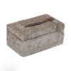 Fluwelen Afvalbak & Tissuebox Set met Kwastversiering