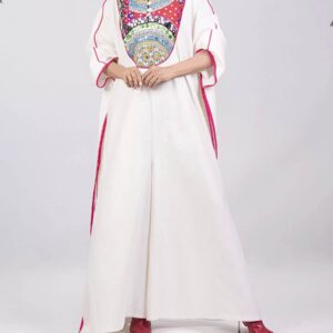 Abaya voor Dames met Geborduurd Ontwerp