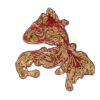 Broche Speld – Rood Vissenontwerp