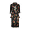 Dames Rok Kostuum Set Tweedelig met Bloemen