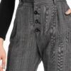 Damesbroek met Rechte Snit – Grijs Geruit