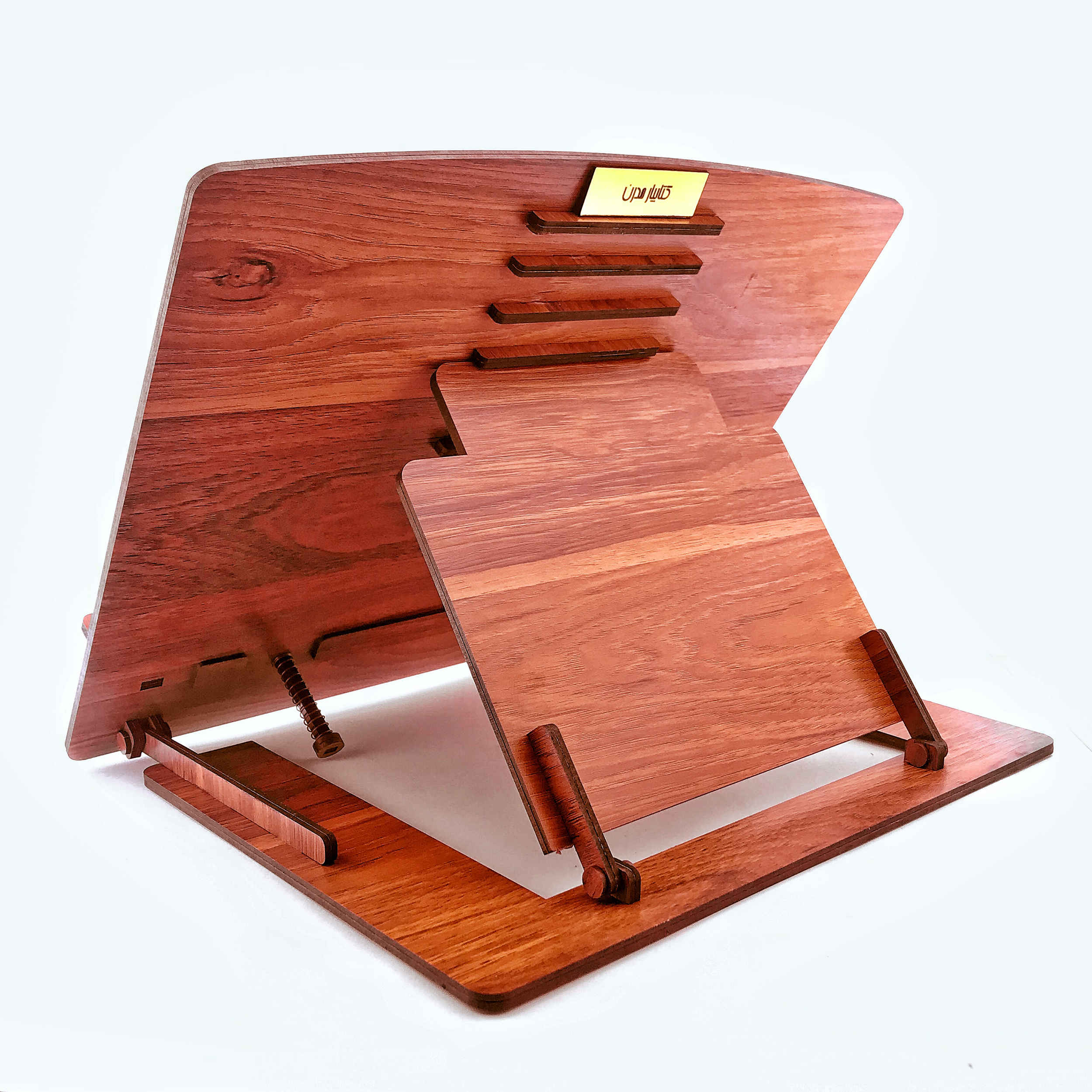 Houten Boeksteun voor Lezen & Laptopgebruik