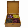 Handgemaakte Houten Chocoladebox – Elegante mandala organizer