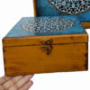 Handgemaakte Houten Chocoladebox – Elegante mandala organizer