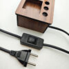 Houten Bureaulamp met Potloodhouder Model KM80