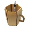 Houten Make-up Beker Kwastenhouder Artistiek