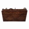 Houten Bureau Organizer met Ingebouwde Klok