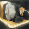 Houten Bureau Organizer met Geometrisch Ontwerp