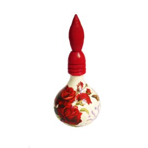 Houten Perzische Surma Dani Kohl Houder Bloem Rood (x2)