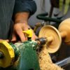 Houten Perzische Surma Dani Kohl Houder Bloem Rood (x2)