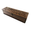 Klassieke Bruine Houten Theedoos – Simpel, Functioneel & Elegant