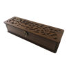 Klassieke Bruine Houten Theedoos – Simpel, Functioneel & Elegant