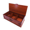 Houten Thee Opbergbox met Authentiek Perzisch Tegelmotief