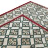Bruine geometrische Perzische Kelim, authentieke stijl van wol