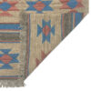 Perzische Shiraz Kelim, Navajo-stijl geometrisch, authentieke scheerwol
