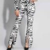 Zebraprint Bootcut Broek voor Dames