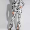 Zebraprint Bootcut Broek voor Dames