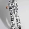 Zebraprint Bootcut Broek voor Dames