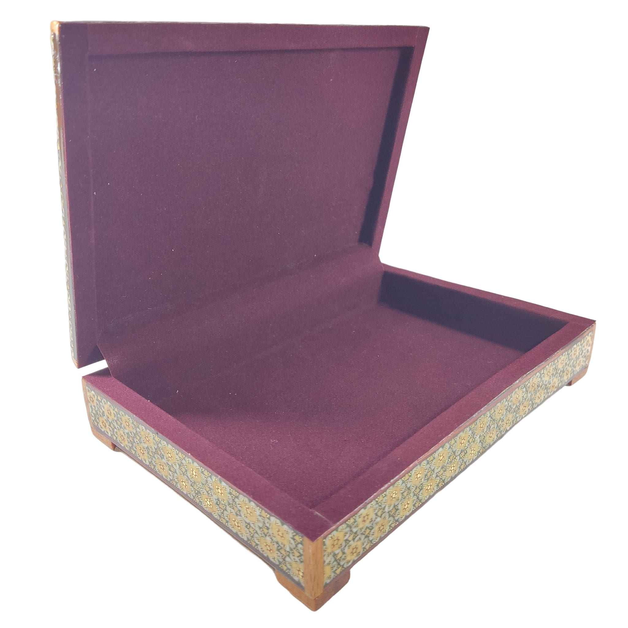 Floral Fantasy – Houten Bureau Organizer Khatamkari